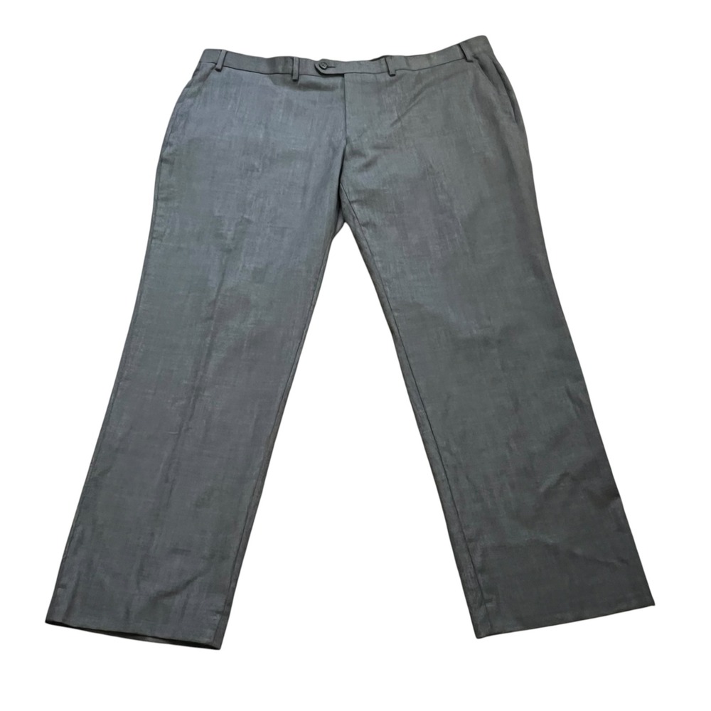 Lauren Ralph Lauren Gray 100% Wool Trousers Mens 44W x 30L Academia Boy